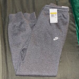 Nike mens small Charcoal Joggers